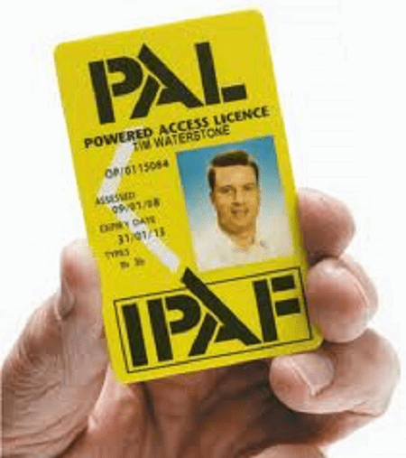 IPAF PAL Card